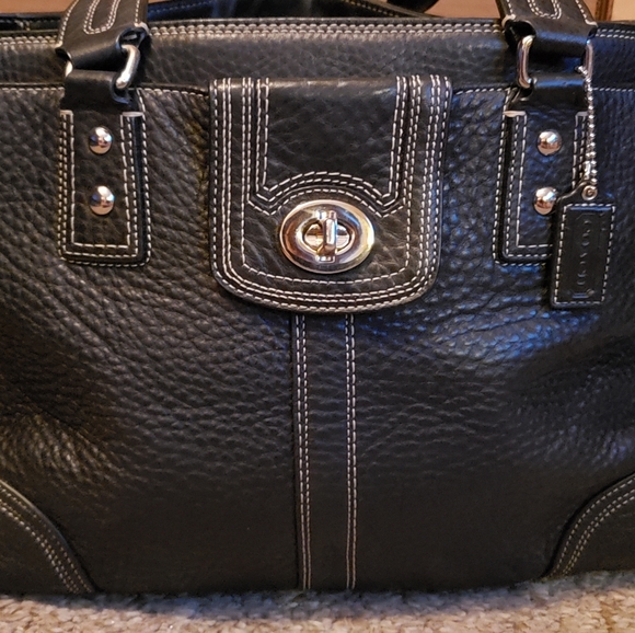 Coach Black Briefcase - Picture 2 of 8